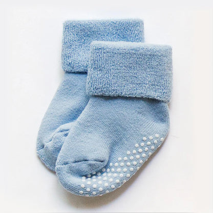 3Pairs Dreamshining Cotton Baby Socks Autumn and Winter Thicken Warm Newborn Boy Girl Socks Floor Wear Antiskid Sock for Kids